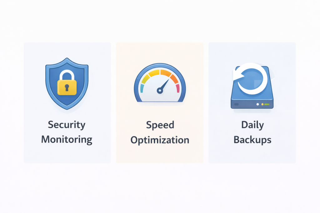 what is included in wordpress maintenance service