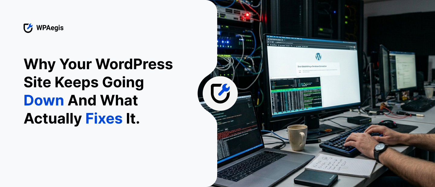 Why Your WordPress Site Keeps Going Down And What Actually Fixes It
