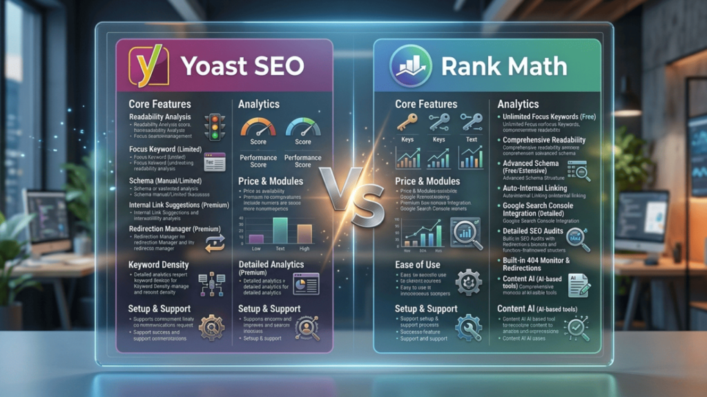 SEO rankmath VS yoast