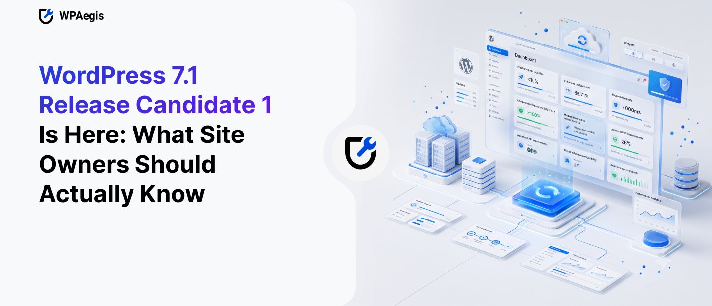 Feature image for WordPress 7.1 RC1